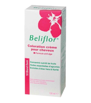 Coloration crème blond doré