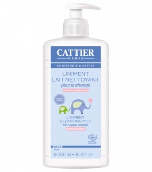 Liniment lait nettoyant pour le change bébé